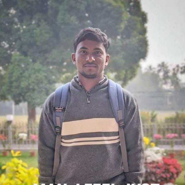 Ranjit Pandit (JRF), Education: M.Sc:- RKMRC Narendrapur